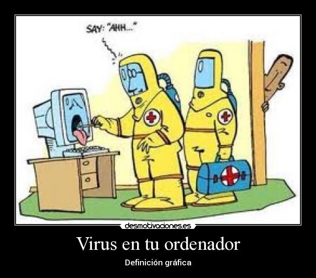 Virus en tu ordenador - Definición gráfica