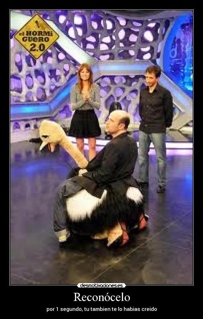 Reconócelo - por 1 segundo, tu tambien te lo habias creido