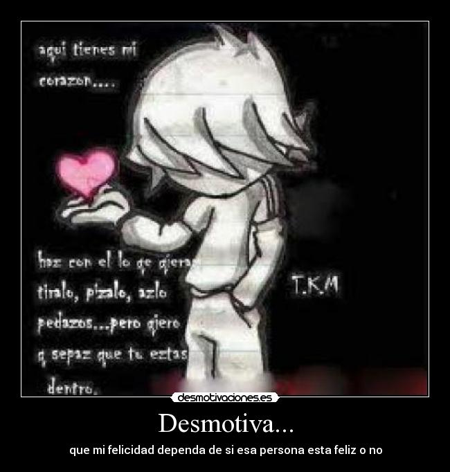 Desmotiva... -