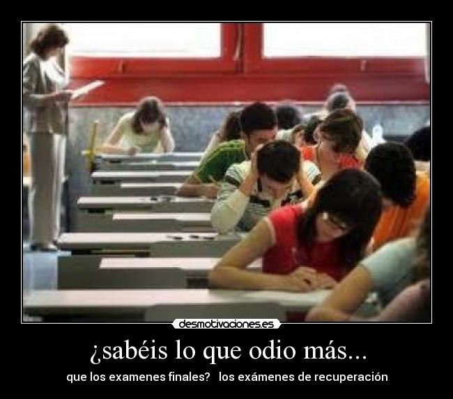 ¿sabéis lo que odio más... - 