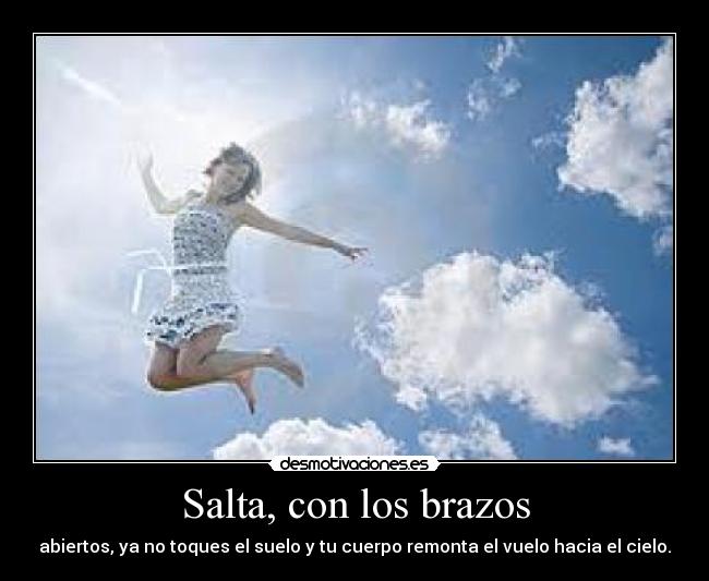 Salta, con los brazos - 