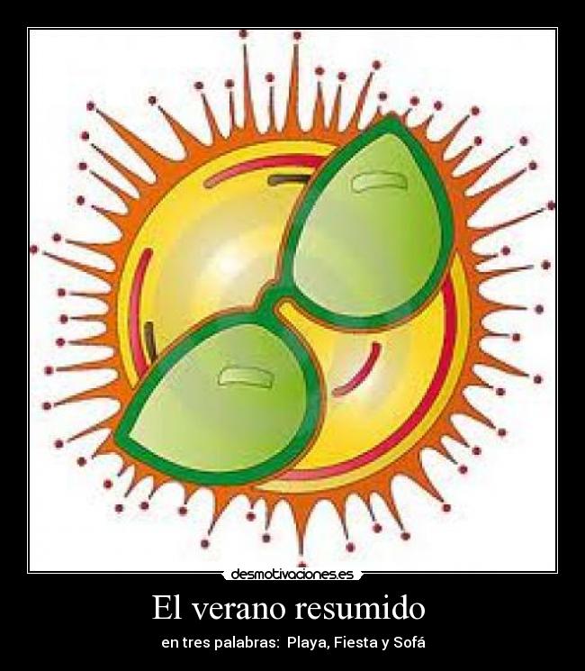El verano resumido -