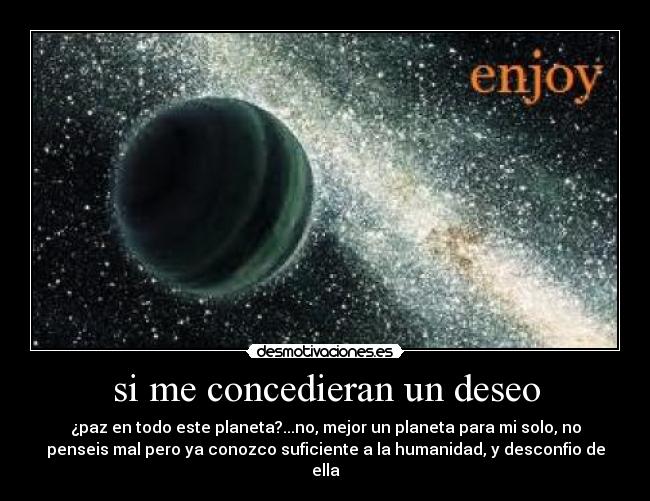 si me concedieran un deseo -