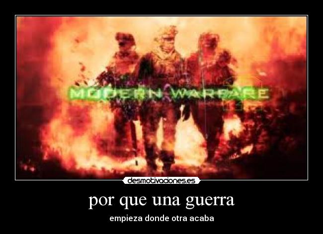 por que una guerra - 