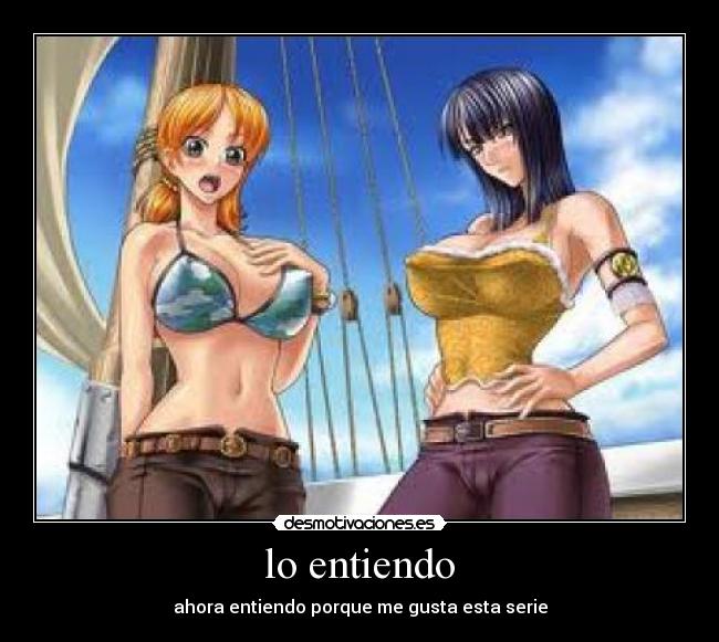 lo entiendo - ahora entiendo porque me gusta esta serie