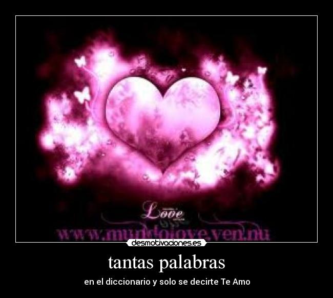 tantas palabras - 