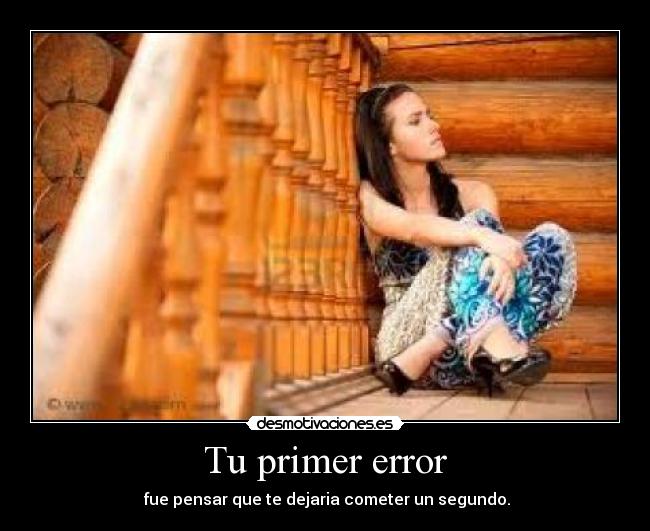 Tu primer error -