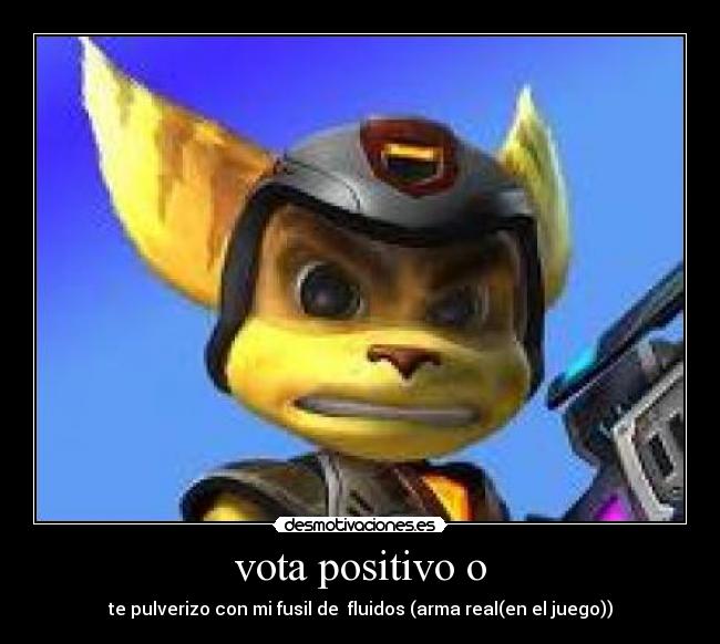vota positivo o -