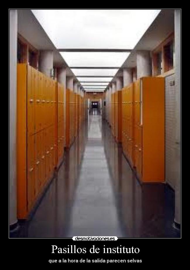 Pasillos de instituto -