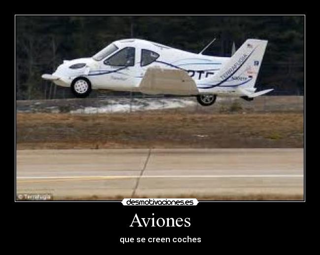 Aviones - que se creen coches