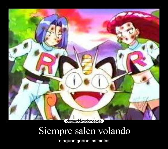 Siempre salen volando -