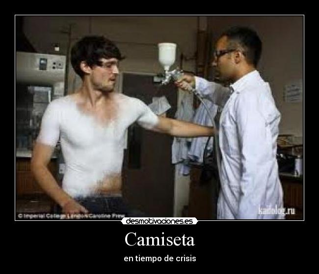 Camiseta - en tiempo de crisis