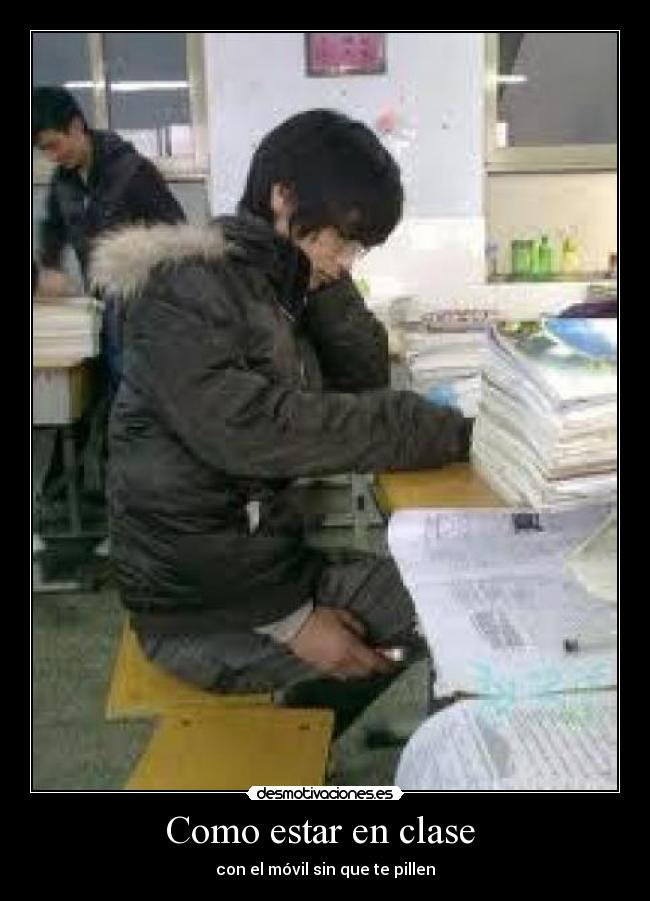 Como estar en clase -