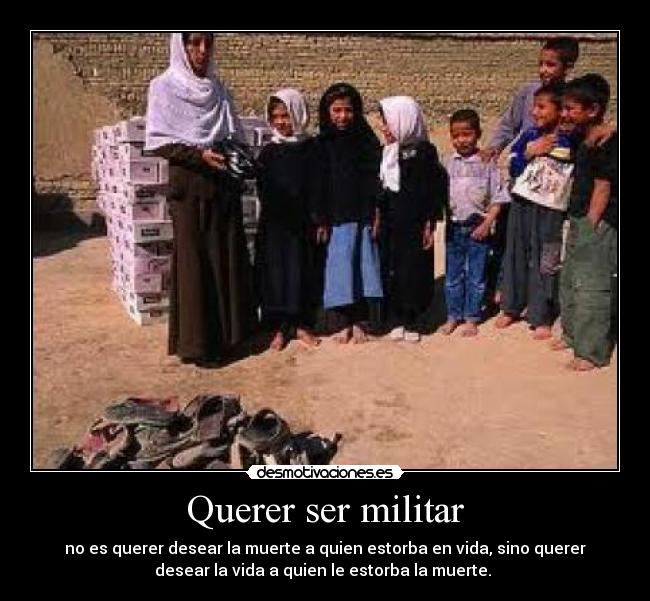 Querer ser militar -