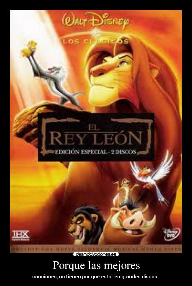 Porque las mejores - canciones, no tienen por qué estar en grandes discos...