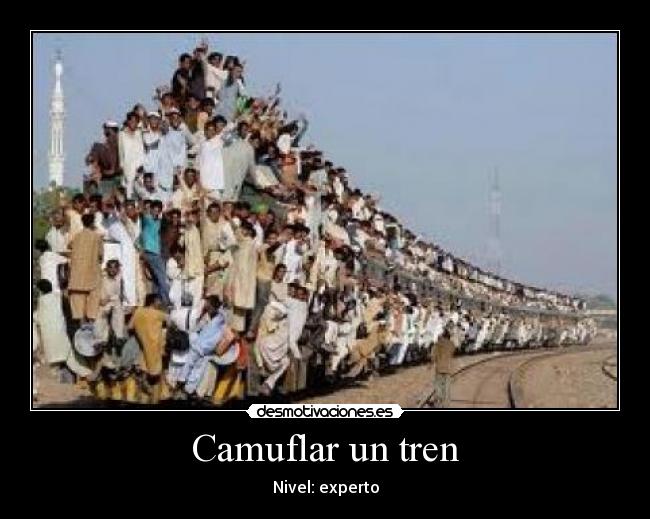 Camuflar un tren - 