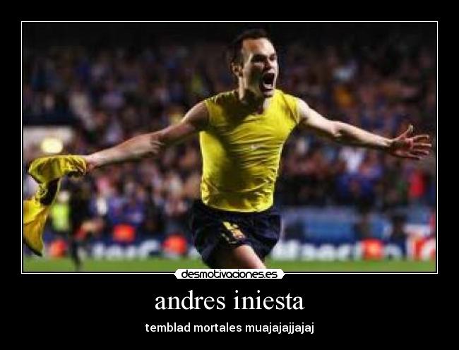 andres iniesta -