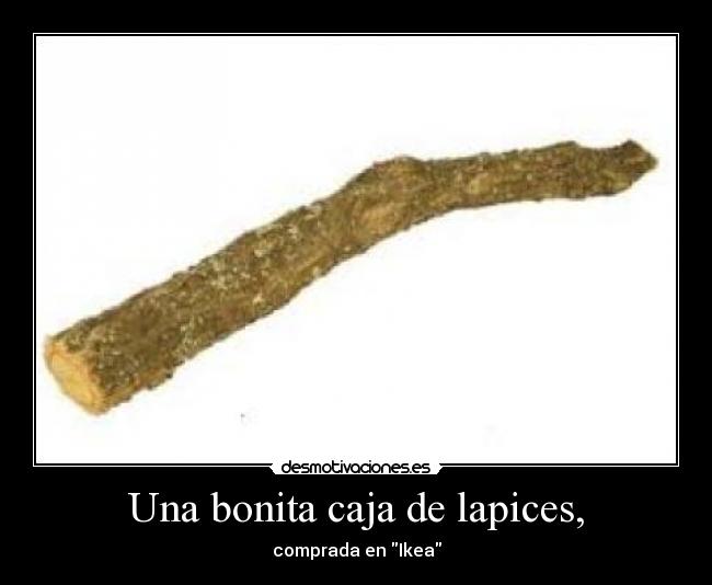 Una bonita caja de lapices, -
