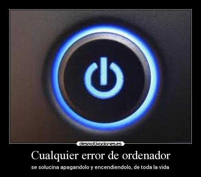 Cualquier error de ordenador - 