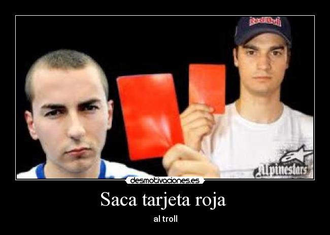 Saca tarjeta roja -