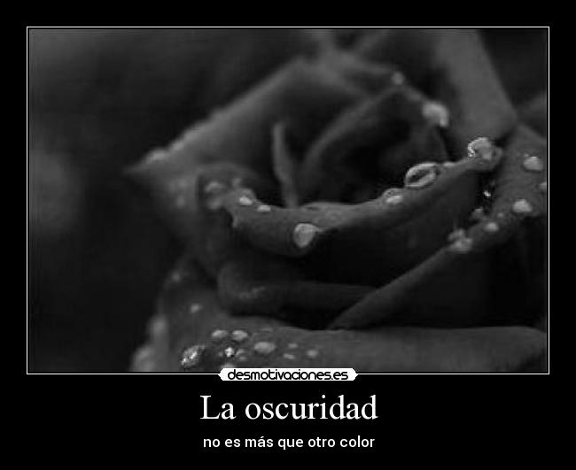 La oscuridad -