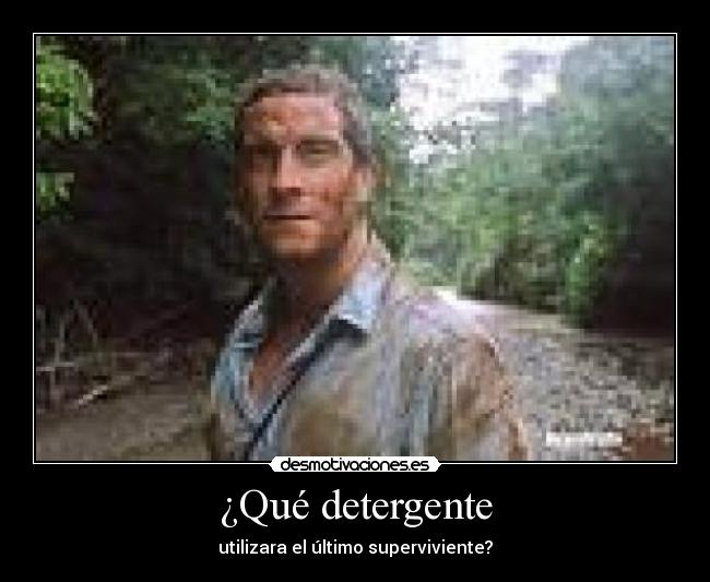 ¿Qué detergente - 