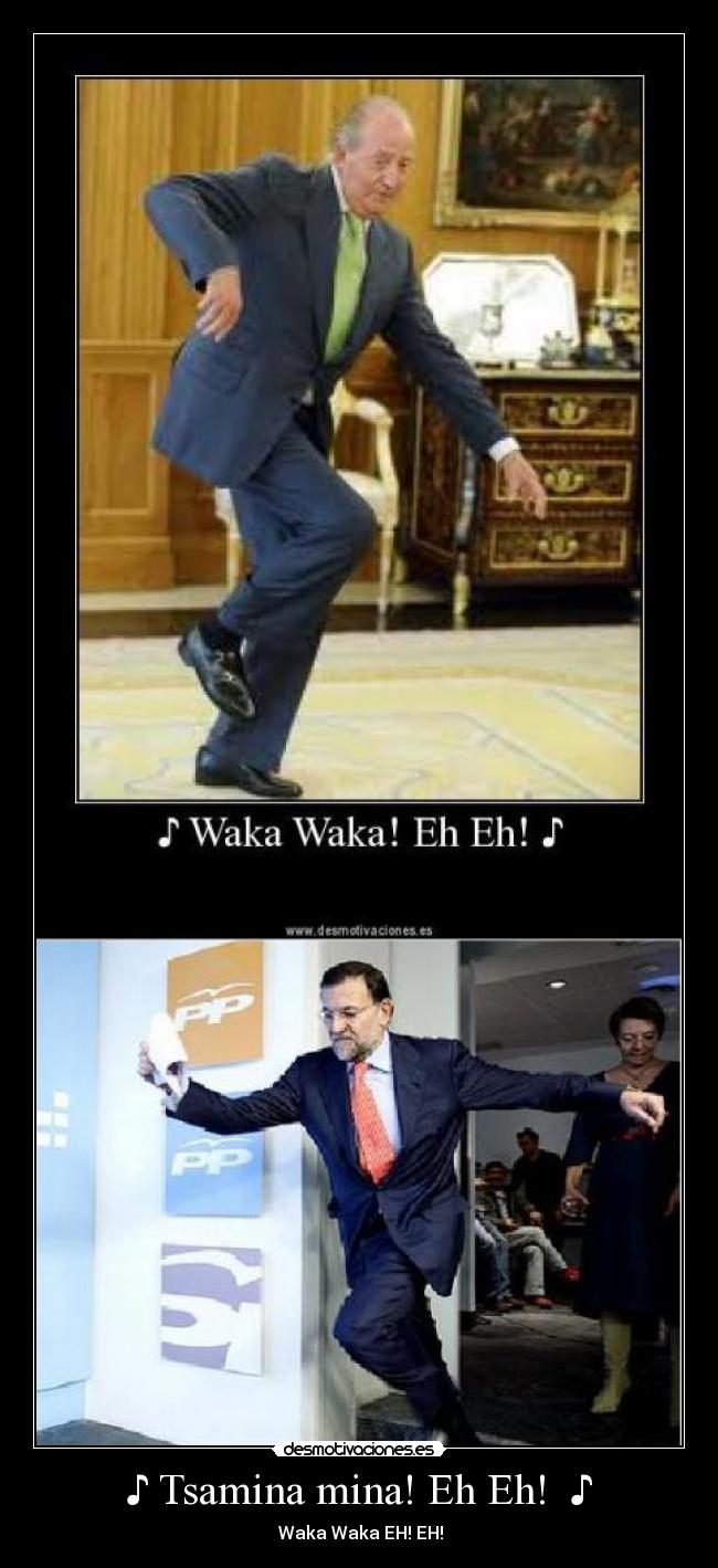 ♪ Tsamina mina! Eh Eh! ♪ - ♪ Waka Waka EH! EH! ♪