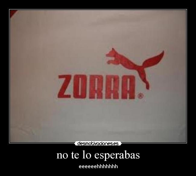 no te lo esperabas - 