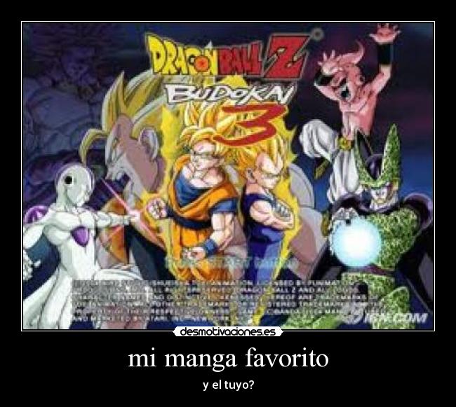 mi manga favorito - y el tuyo?