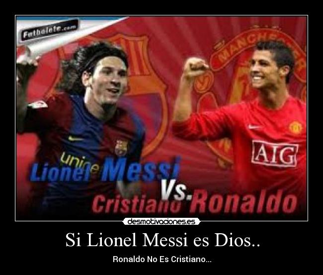 carteles dios cristiano ronaldo desmotivaciones