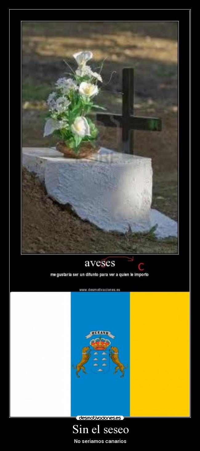Sin el seseo - No seriamos canarios