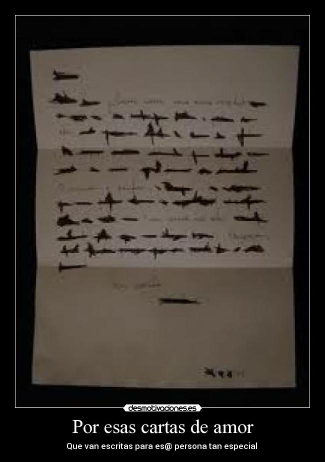 Por esas cartas de amor - 