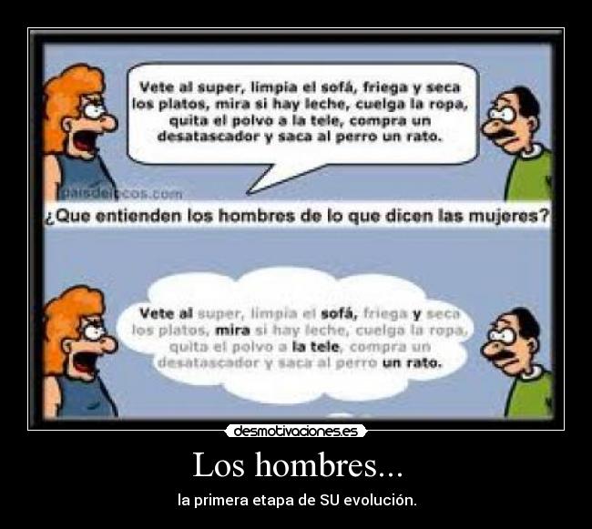 Los hombres... - 