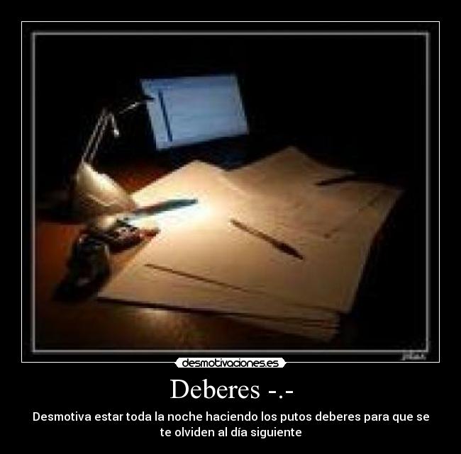 Deberes -.- -