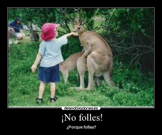 ¡No folles! - ¿Porque follas?