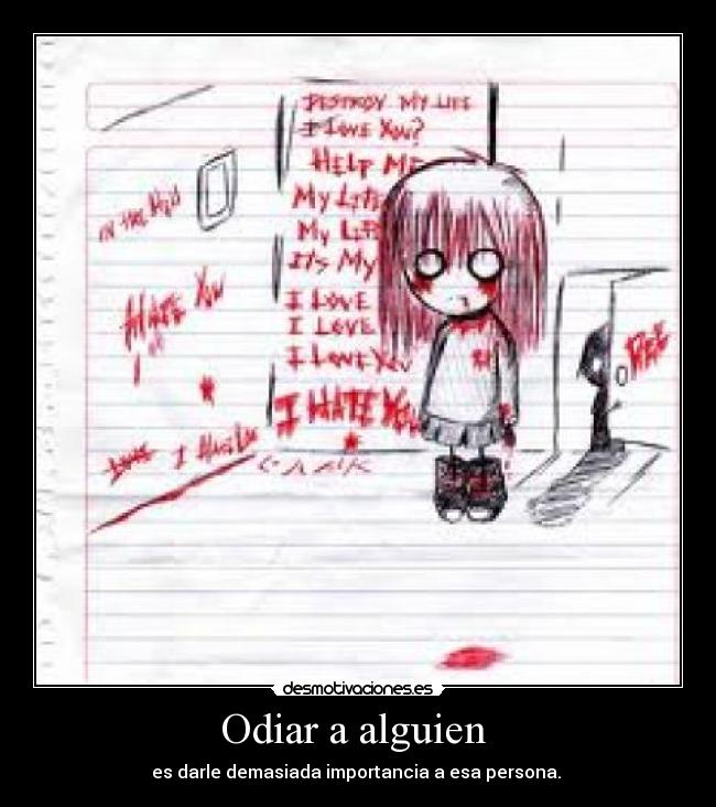 Odiar a alguien -