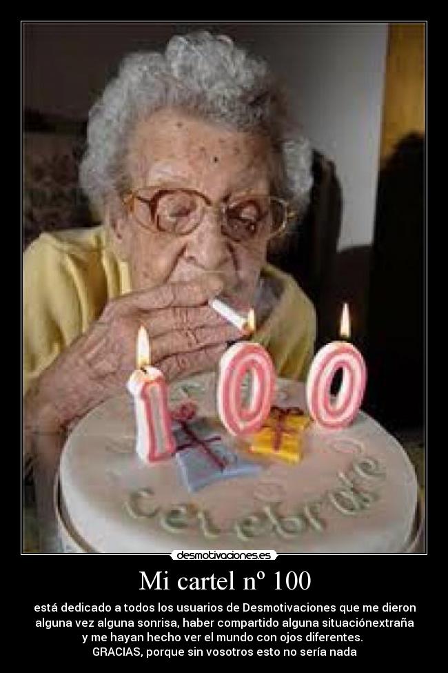 Mi cartel nº 100 -