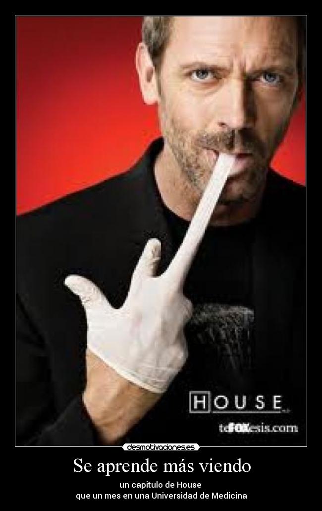 Se aprende más viendo -