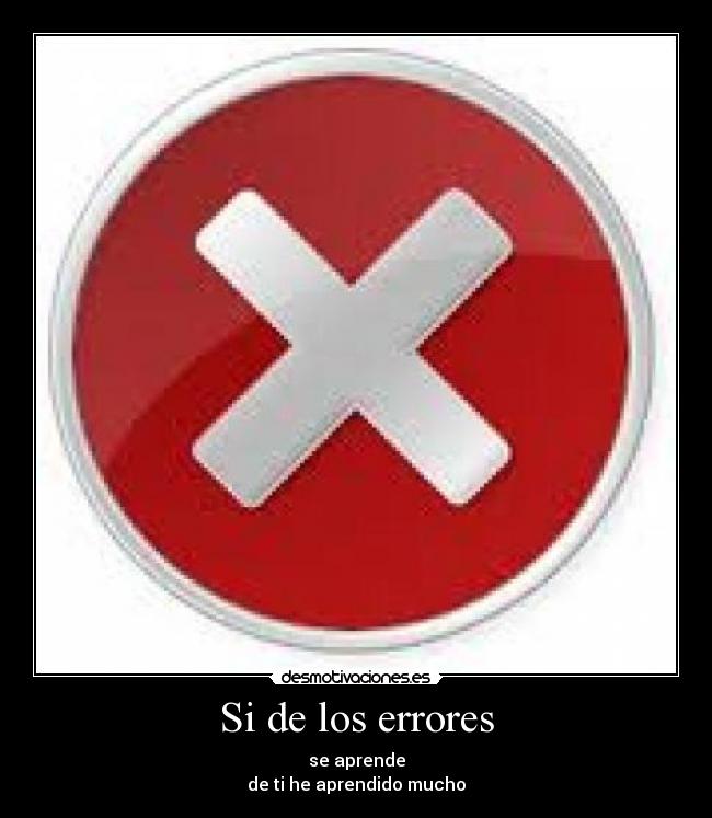 Si de los errores - 