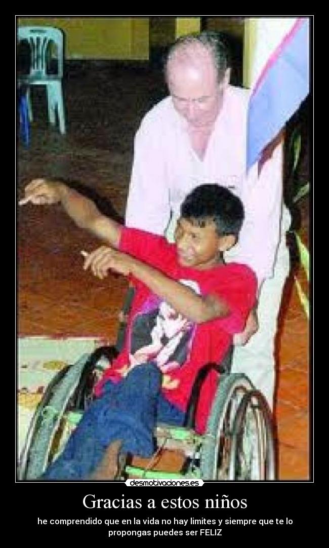 Gracias a estos niños -