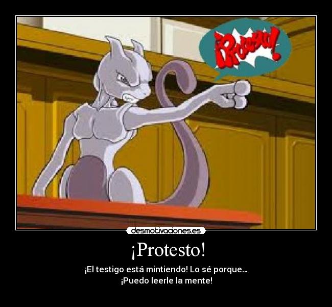 ¡Protesto! -