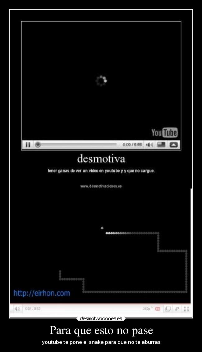 Para que esto no pase - 