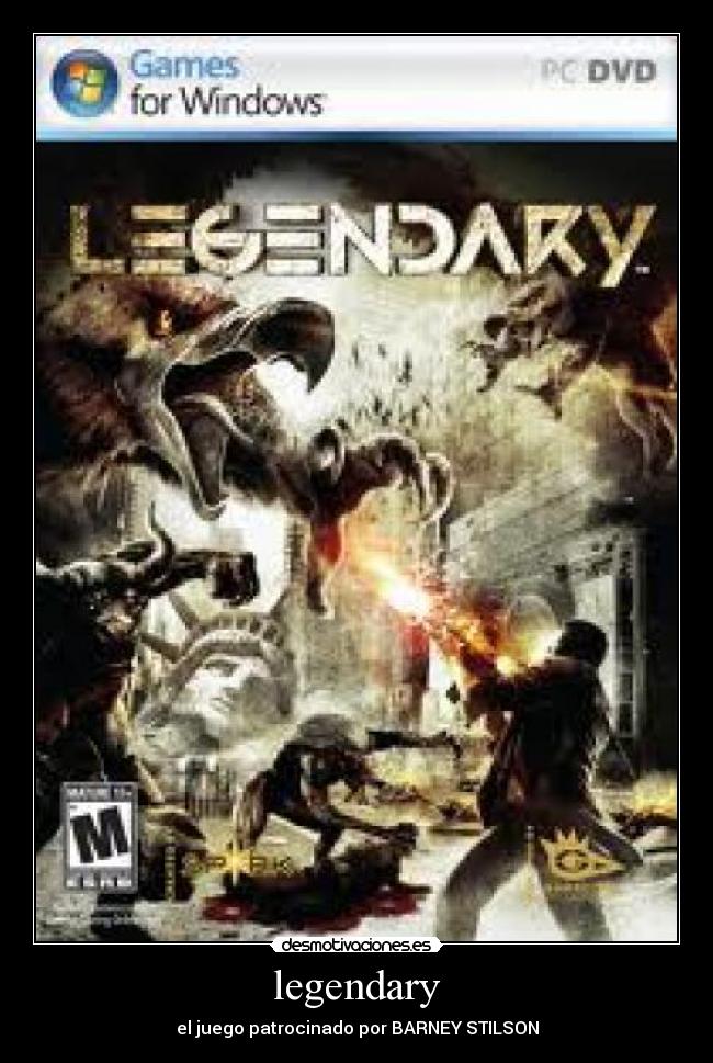 legendary - el juego patrocinado por BARNEY STILSON