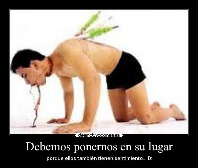 Debemos ponernos en su lugar - 