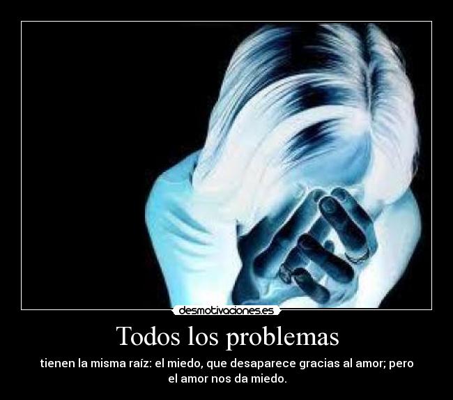 carteles problemas todos los problemas desmotivaciones