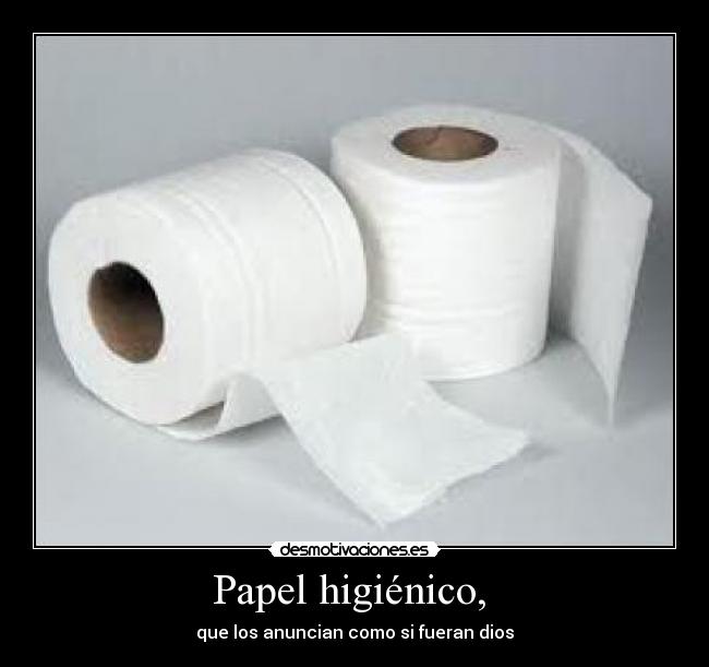 Papel higiénico,  - 