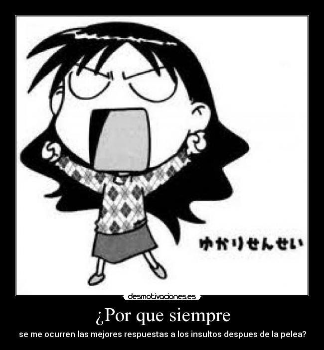 ¿Por que siempre -