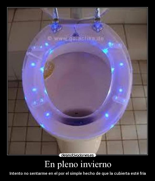 En pleno invierno - Intento no sentarme en el por el simple hecho de que la cubierta esté fría