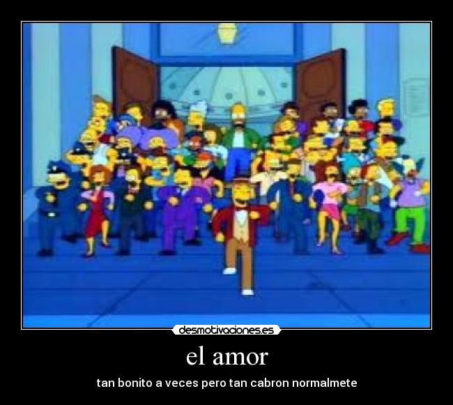 el amor -