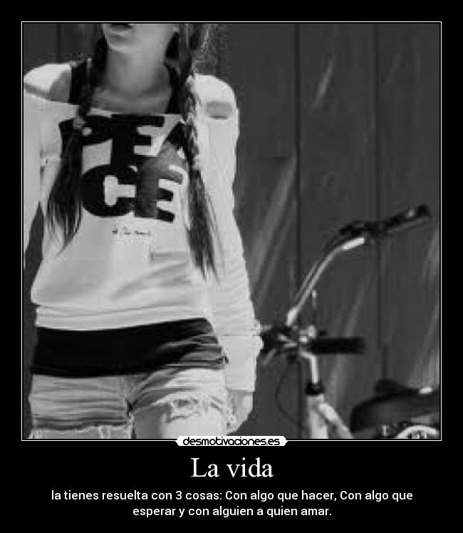 carteles vida vida tienes resuelta con cosas desmotivaciones